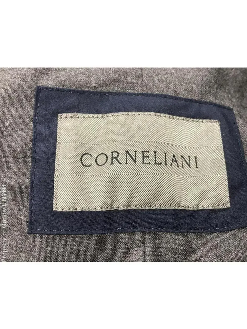 $695 NWOT Corneliani Mens Blue Padded Techno Poplin Gilet Vest Size 48 XXL Lined